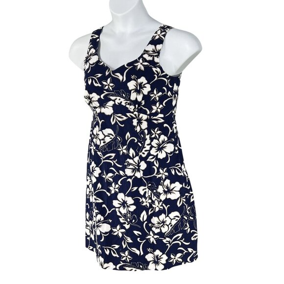 Hilo Hattie The Hawaiian Original 10 Dress Sleeveless Hibiscus Flowers Vacation - Picture 2 of 12